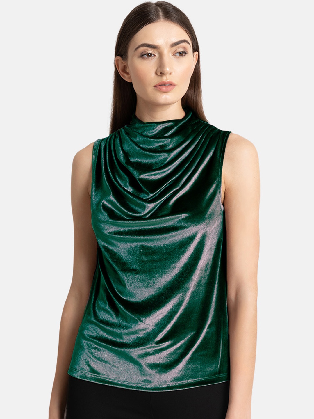 

Kazo Women Green Solid Top