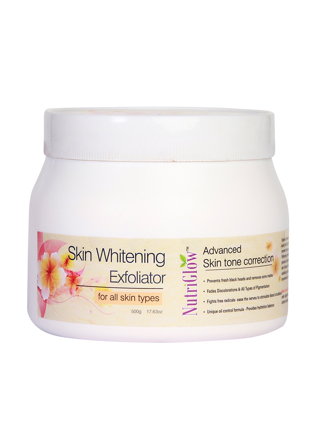 

NutriGlow Sustainable Skin Whitening Exfoliator 500gm, Na
