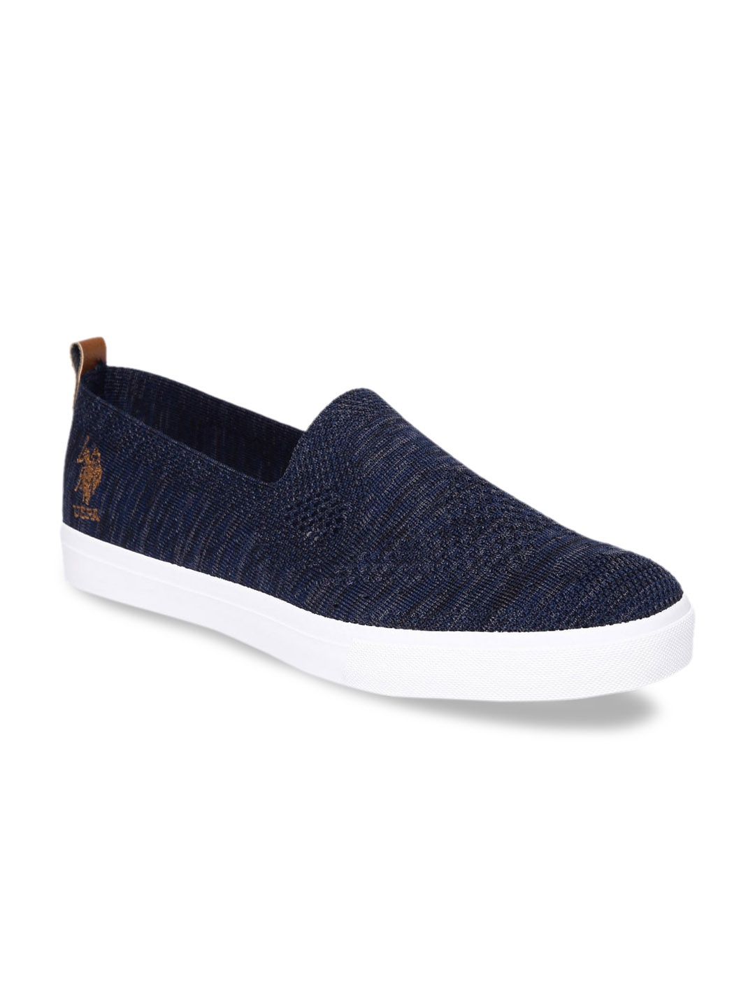 

U.S. Polo Assn. Men Navy Blue Slip-On Sneakers