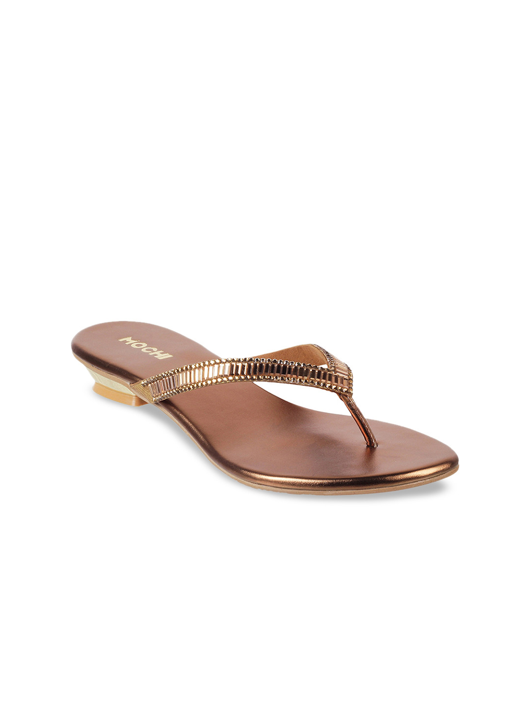 

Mochi Women Gold-Toned Solid Heels