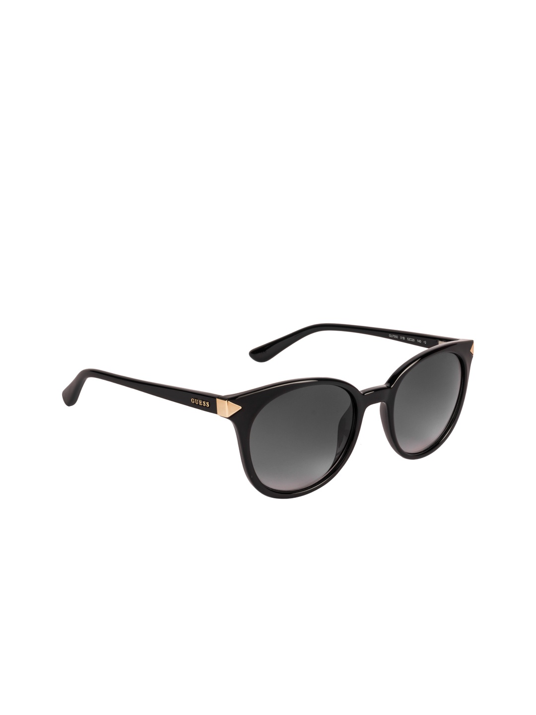 

GUESS Women Oval Sunglasses GU7550 52 01B, Grey