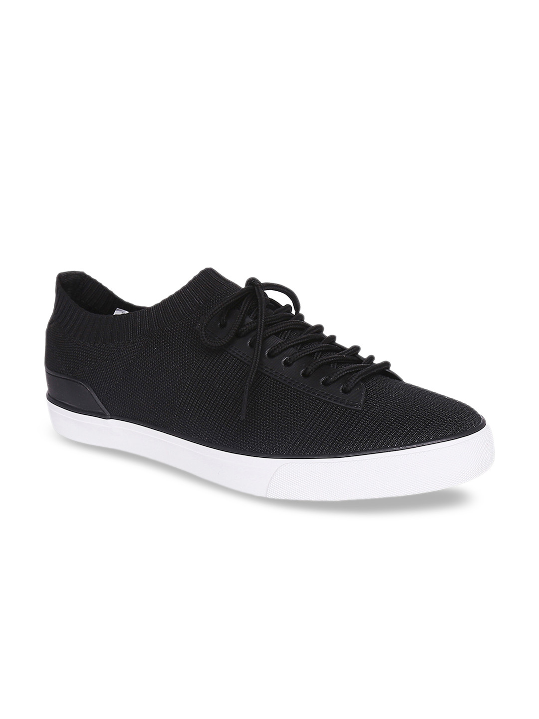 

FILA Men Black Woven Design Sneakers