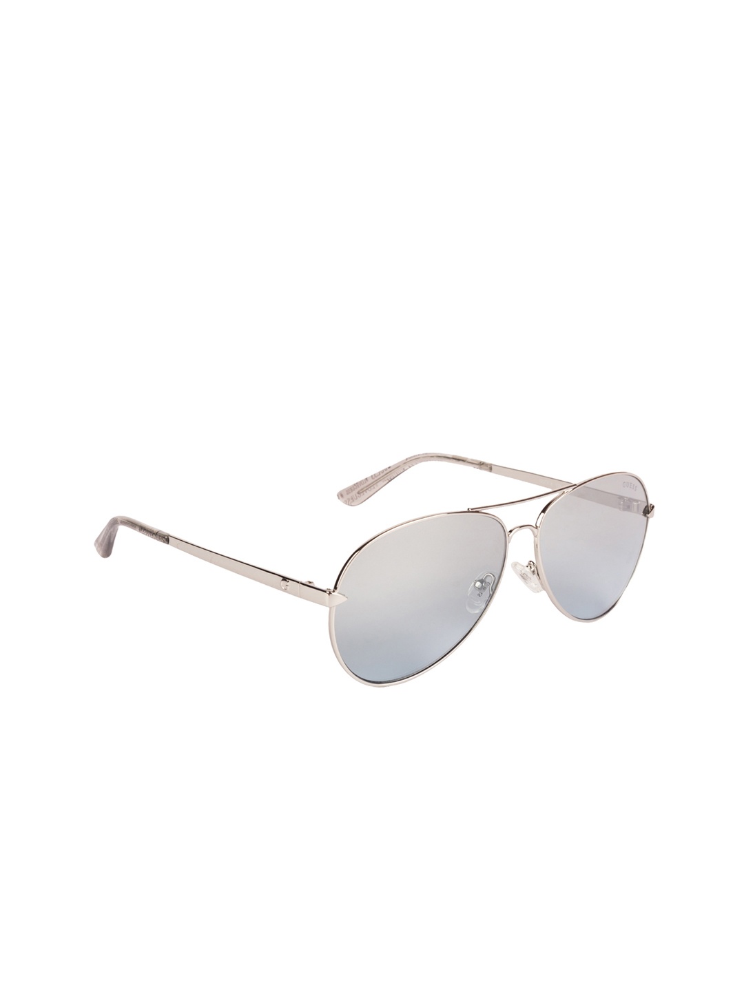 

GUESS Women Aviator Sunglasses GU7616 58 10X, Blue