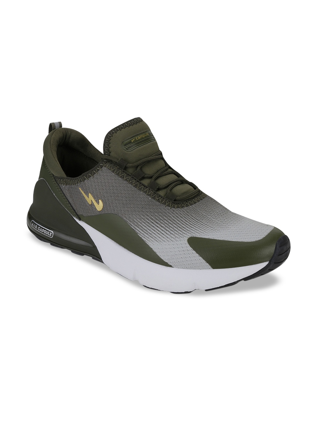 

Campus Men Olive Green & Grey Mesh DRAGON GOLD Running Shoes