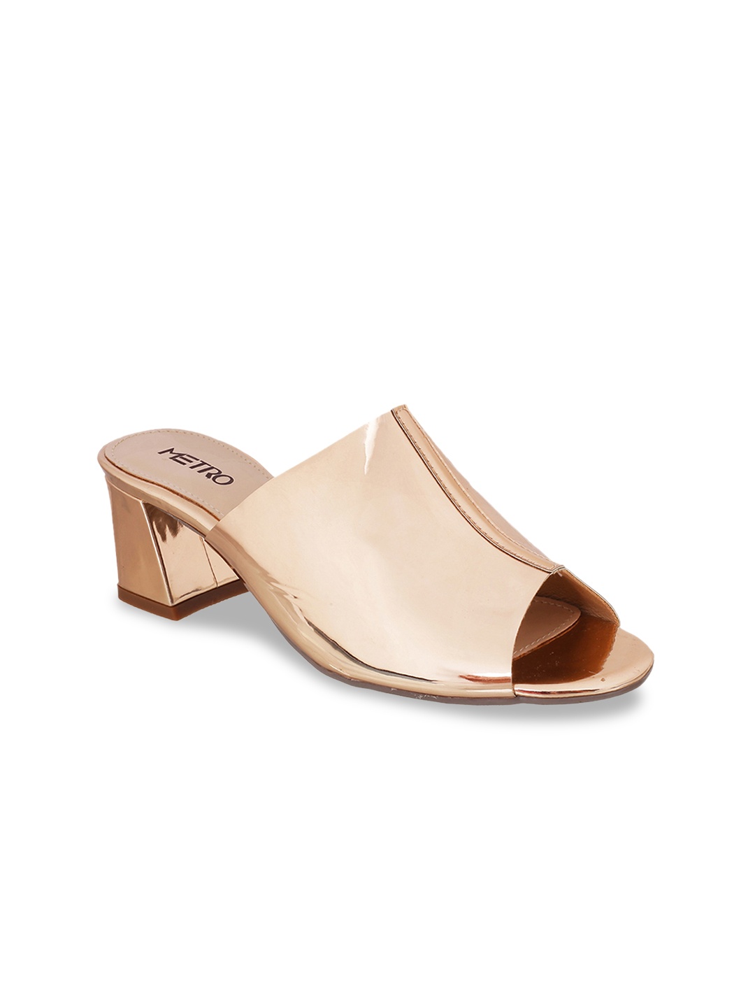 

Metro Women Beige Solid Sandals