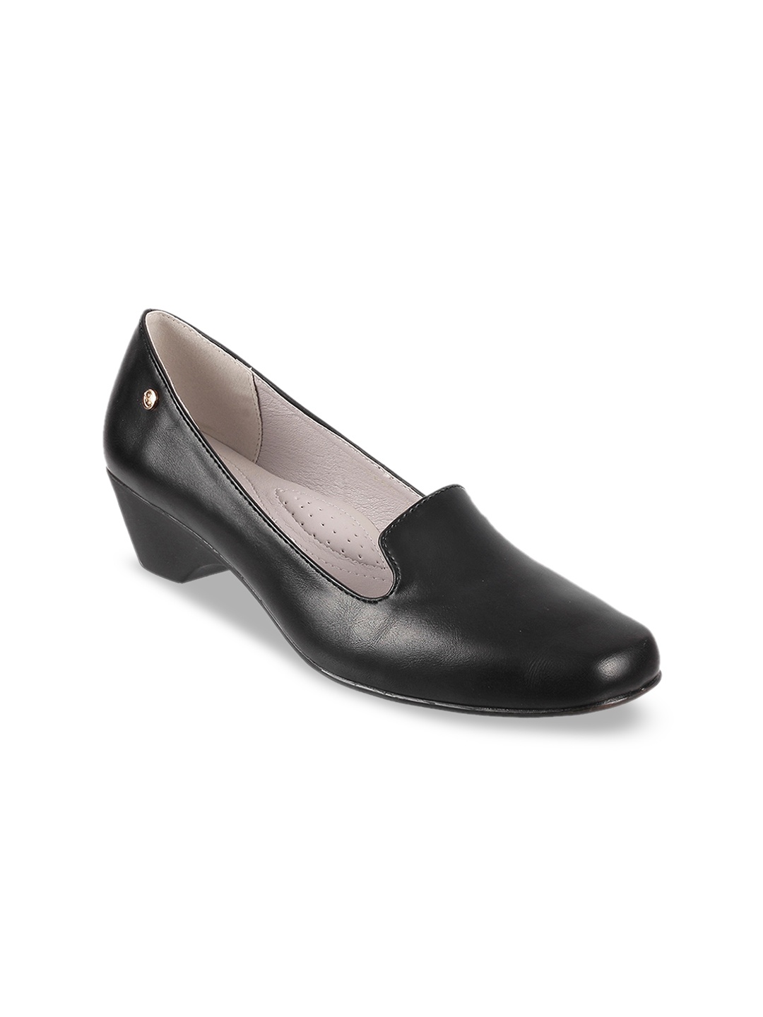 

Mochi Women Black Solid Pumps