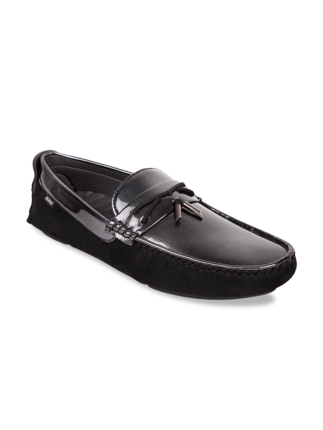 

Duke Men Black Solid Loafers