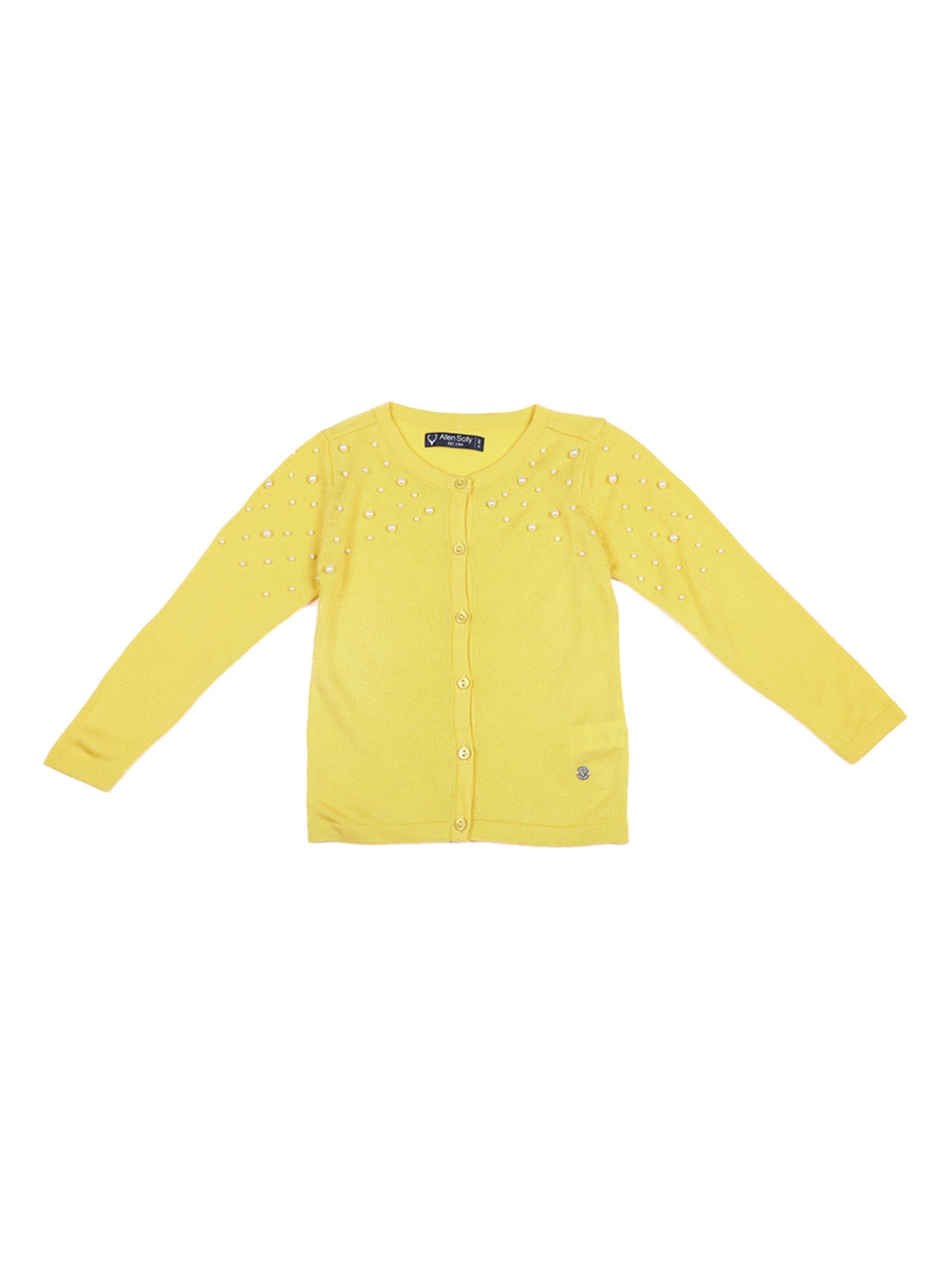 

Allen Solly Junior Girls Yellow Solid Sweater
