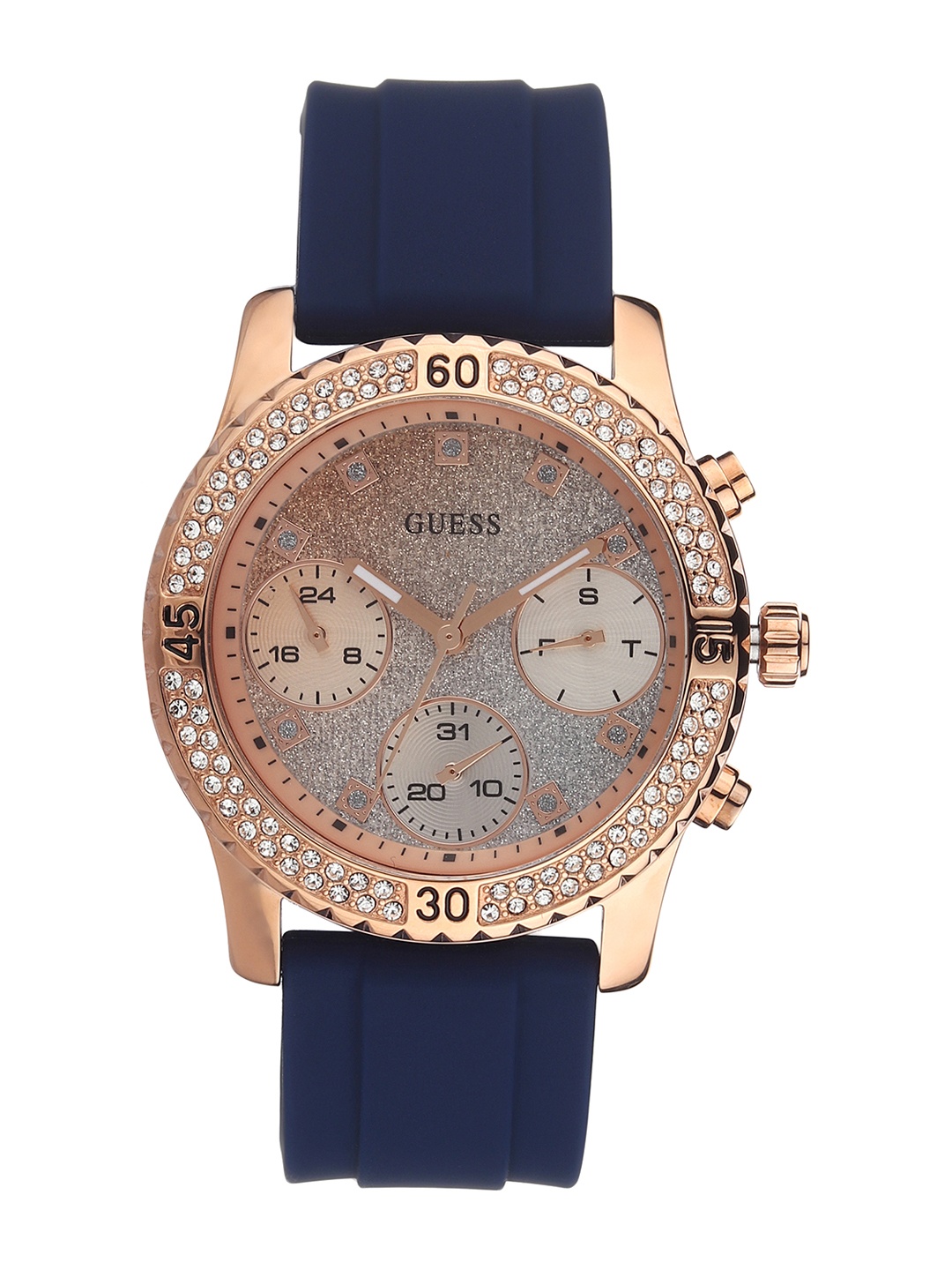 

GUESS Women Silver-Toned Analogue Watch W1098L6