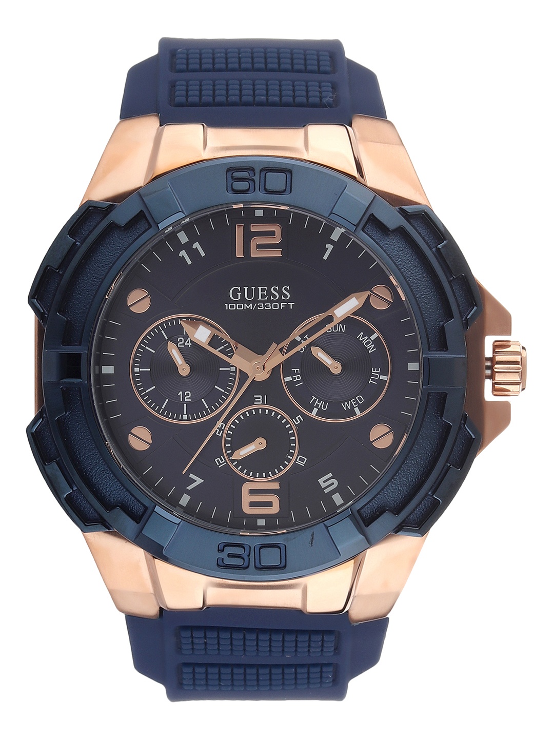 

GUESS Men Navy Blue Analogue Watch W1254G3
