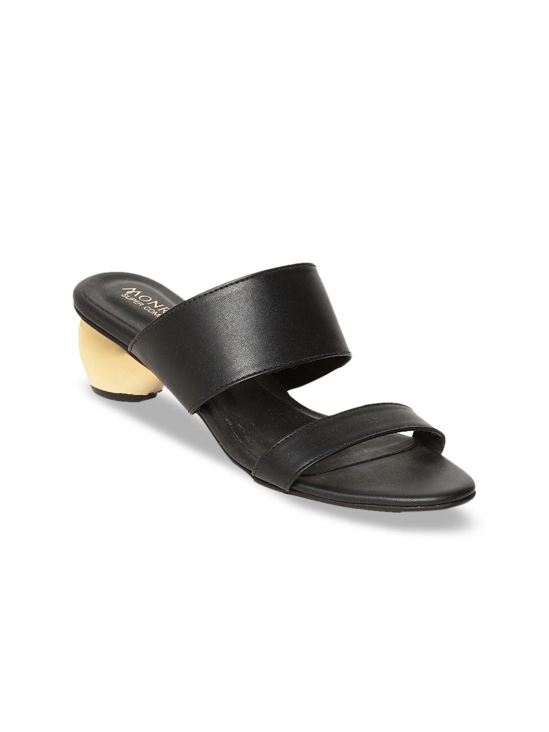 

Monrow Women Black Solid Heels