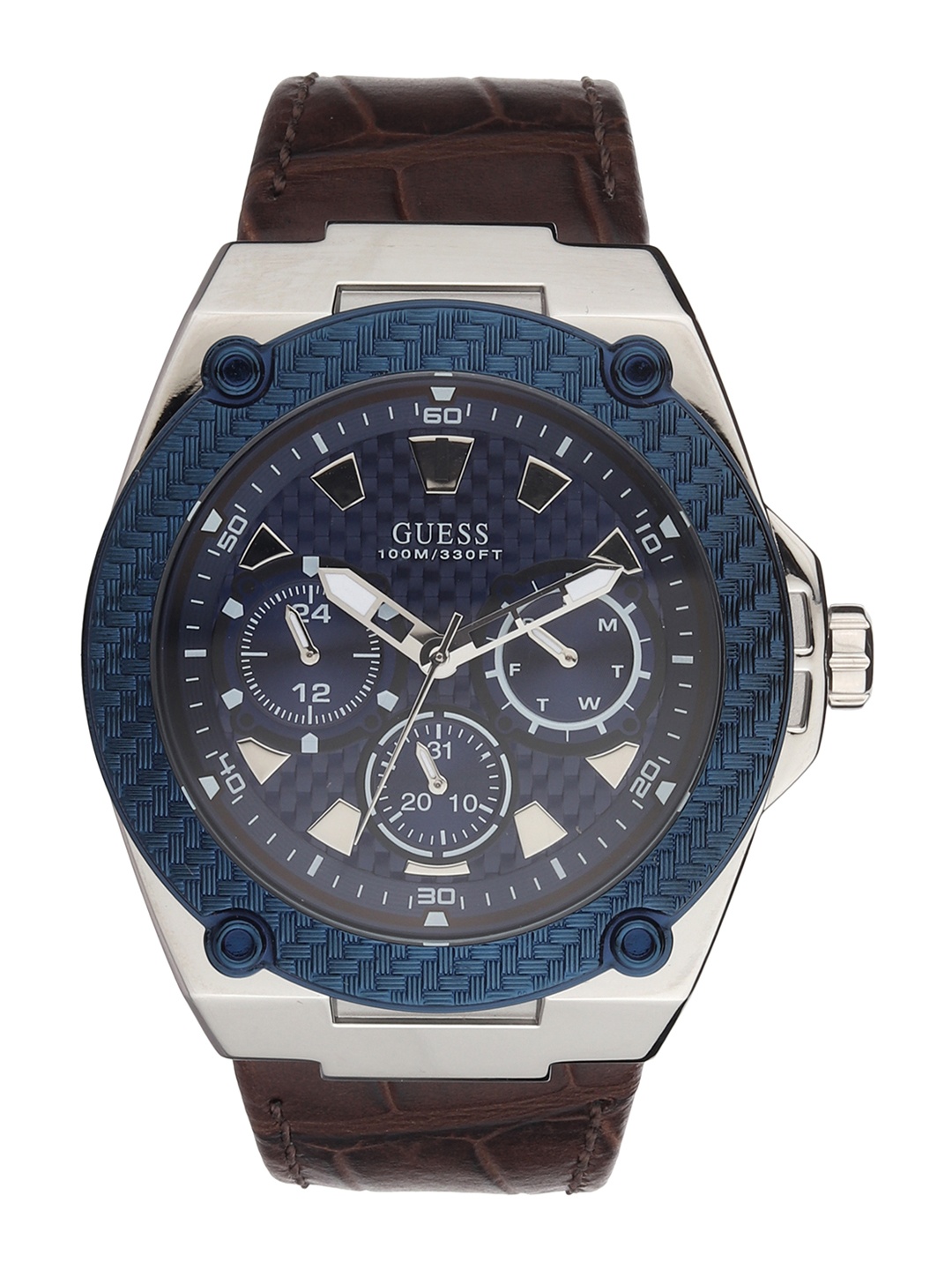 

GUESS Men Navy Blue Analogue Watch W1058G4