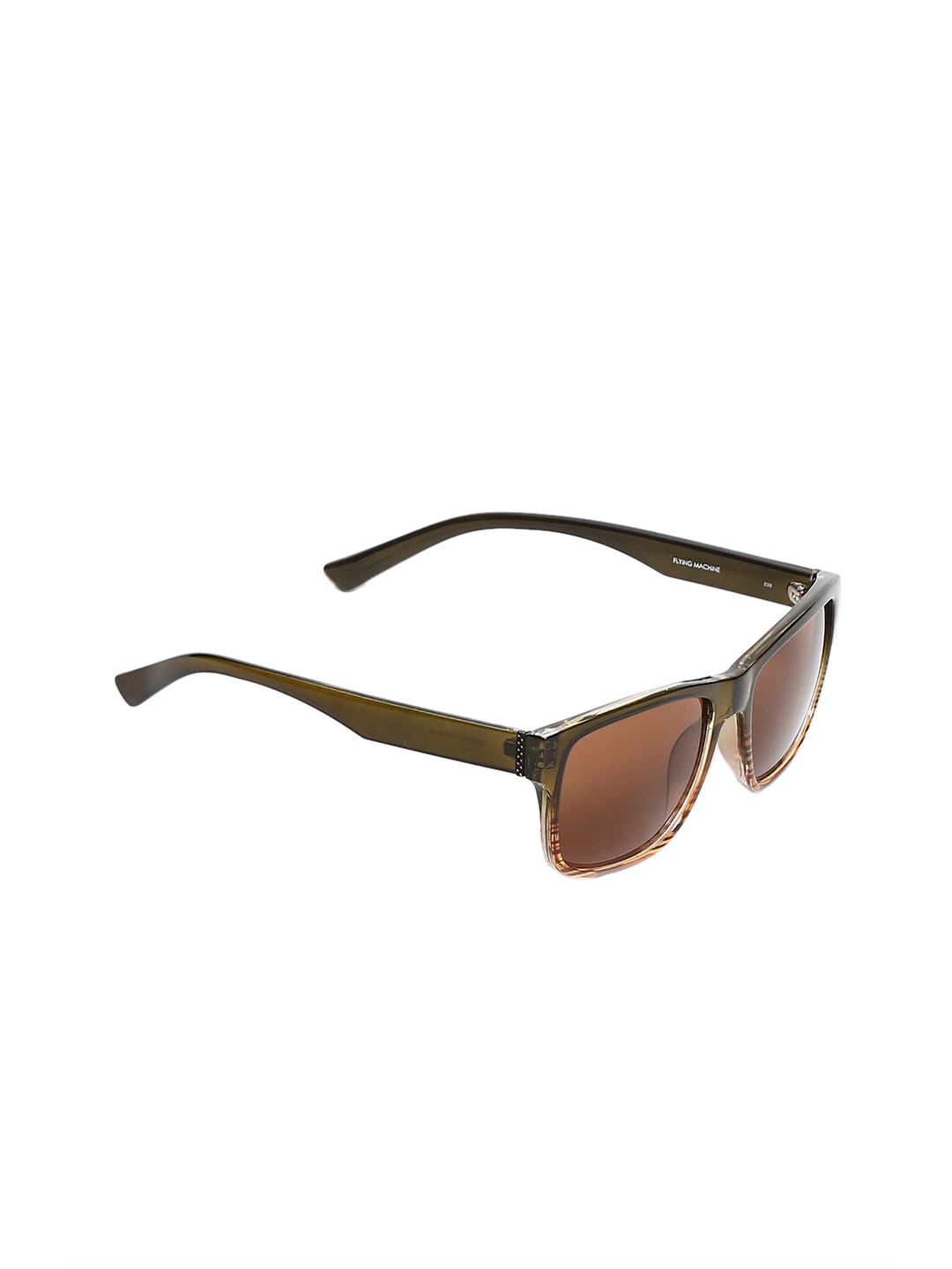 

Flying Machine Men Wayfarer UV Protected Sunglasses FMAE0246, Brown