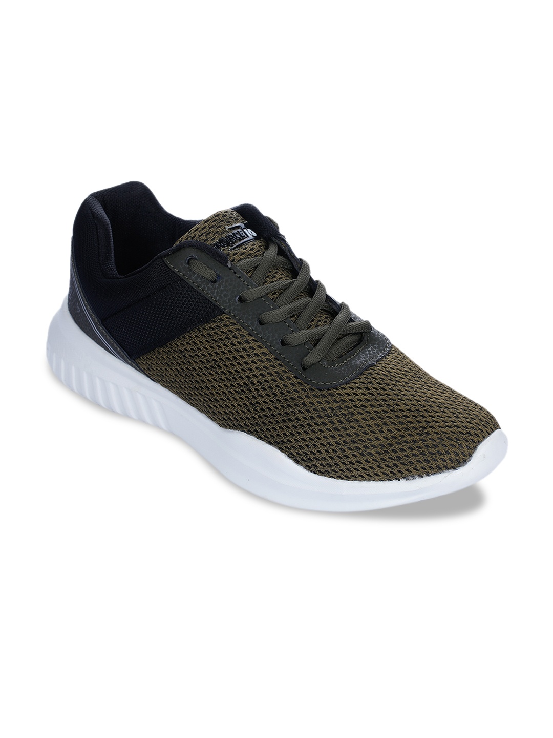 

Force 10 Men Green Synthetic Running Shoes