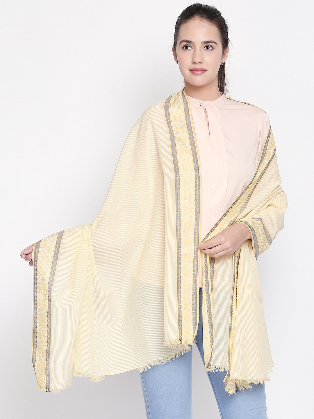 

Style Quotient Yellow Solid Scarf