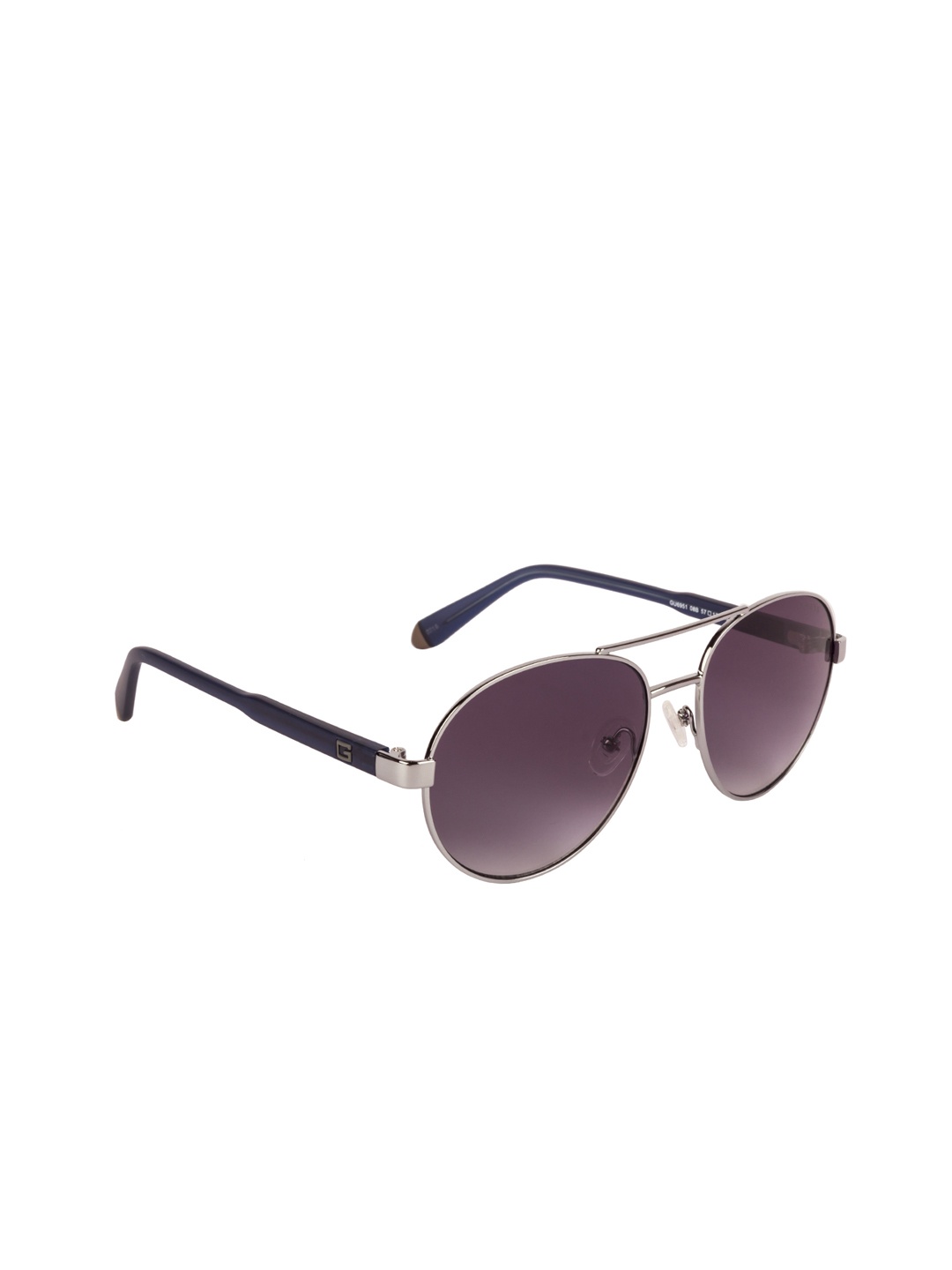 

GUESS Men Aviator Sunglasses GU6951 57 08B, Purple