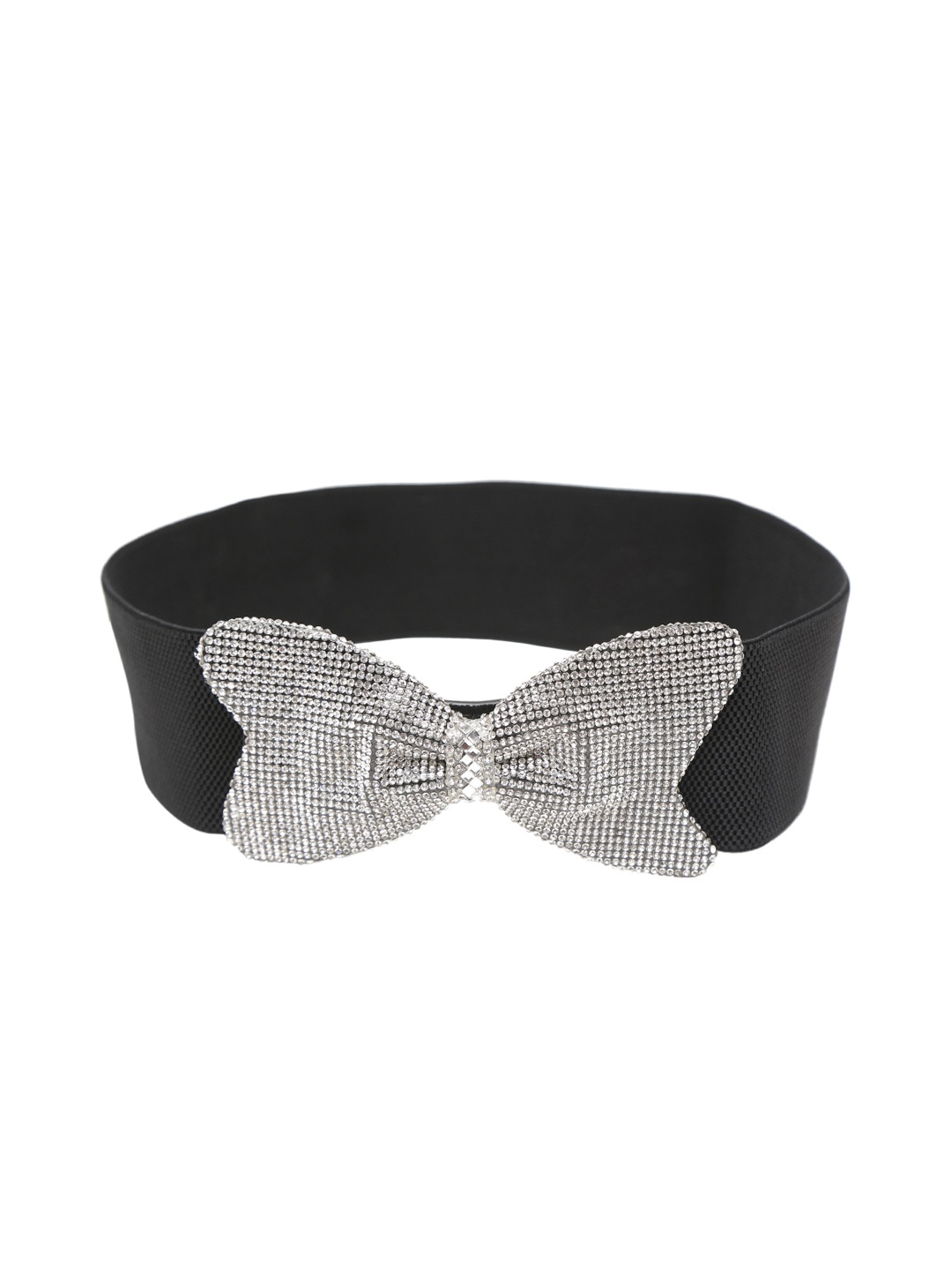 

Mali Fionna Women Black Solid Cinched Waist Belt