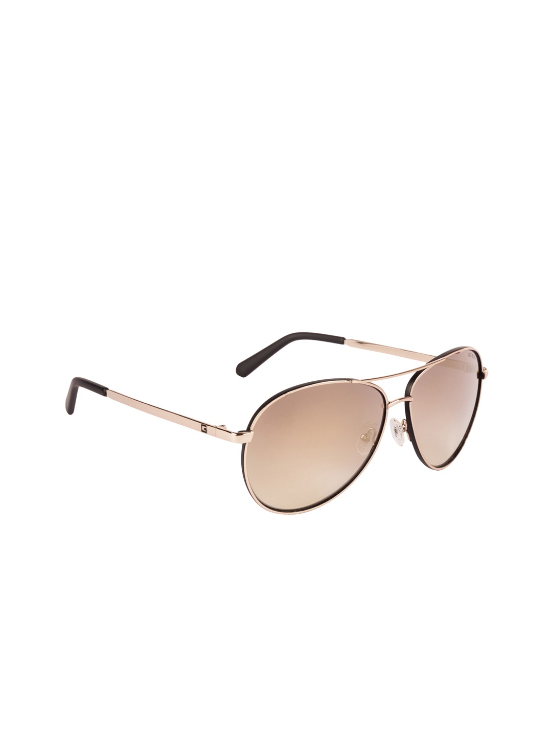 

GUESS Men Aviator Sunglasses GU6948 62 32C, Brown