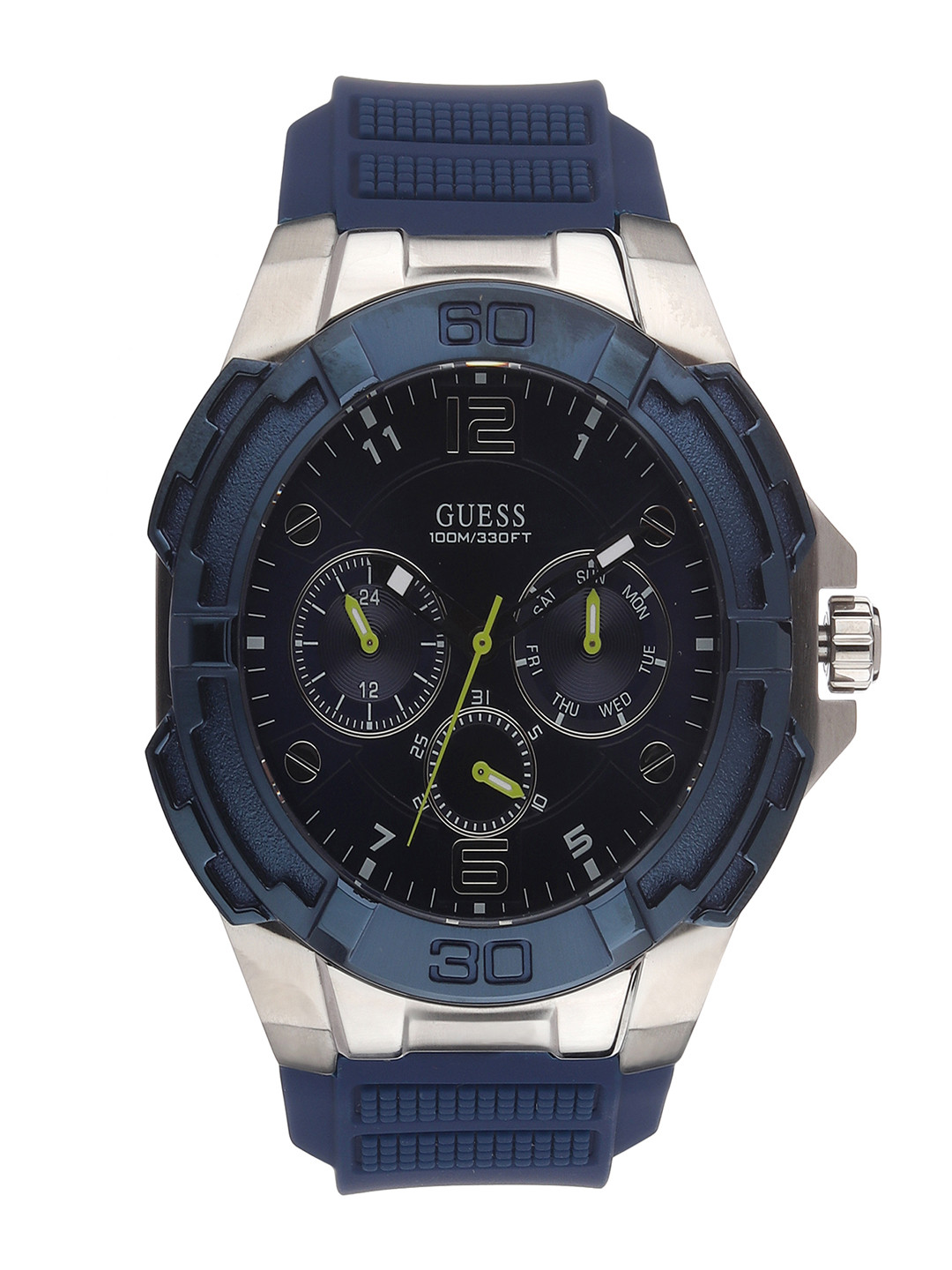 

GUESS Men Navy Blue Analogue Watch W1254G1