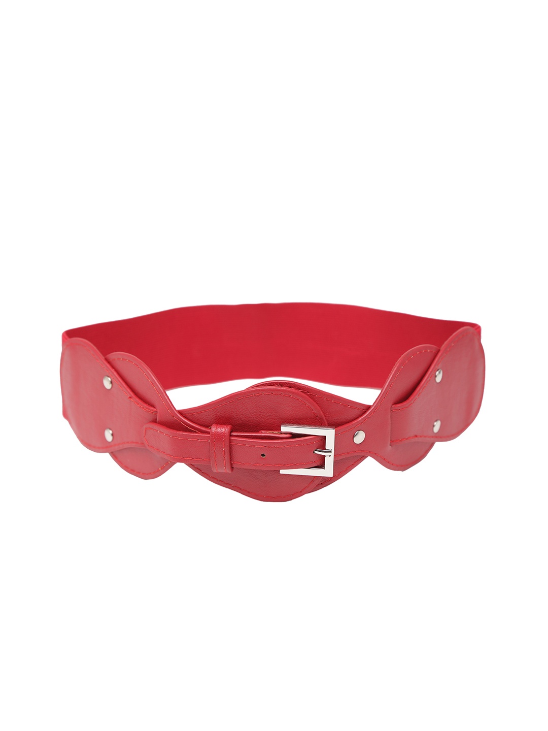 

Mali Fionna Women Red Solid Cinched Waist Belt