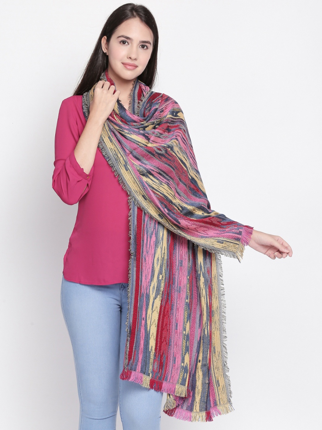

Style Quotient Women Multicoloured Printed Shawl, Multi
