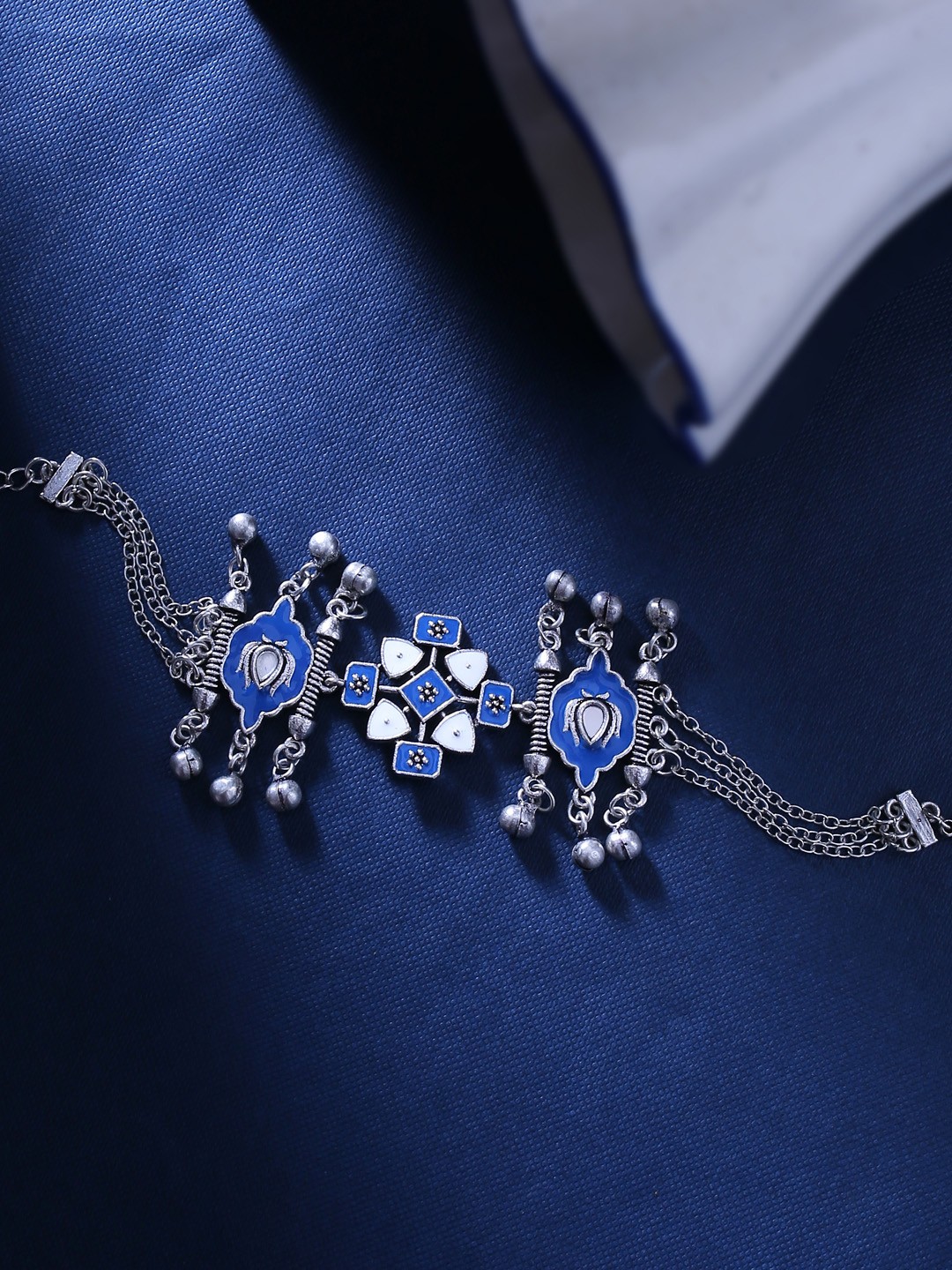 

Voylla Silver-Toned Bracelet