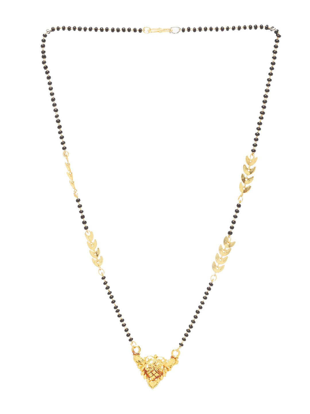 

PANASH Women Gold-Plated Handpainted Mangalsutra