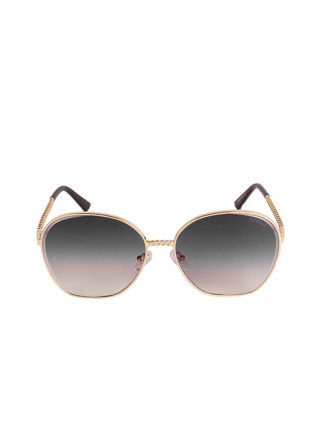 

Voyage Unisex Oval Sunglasses 2656MG3002, Black