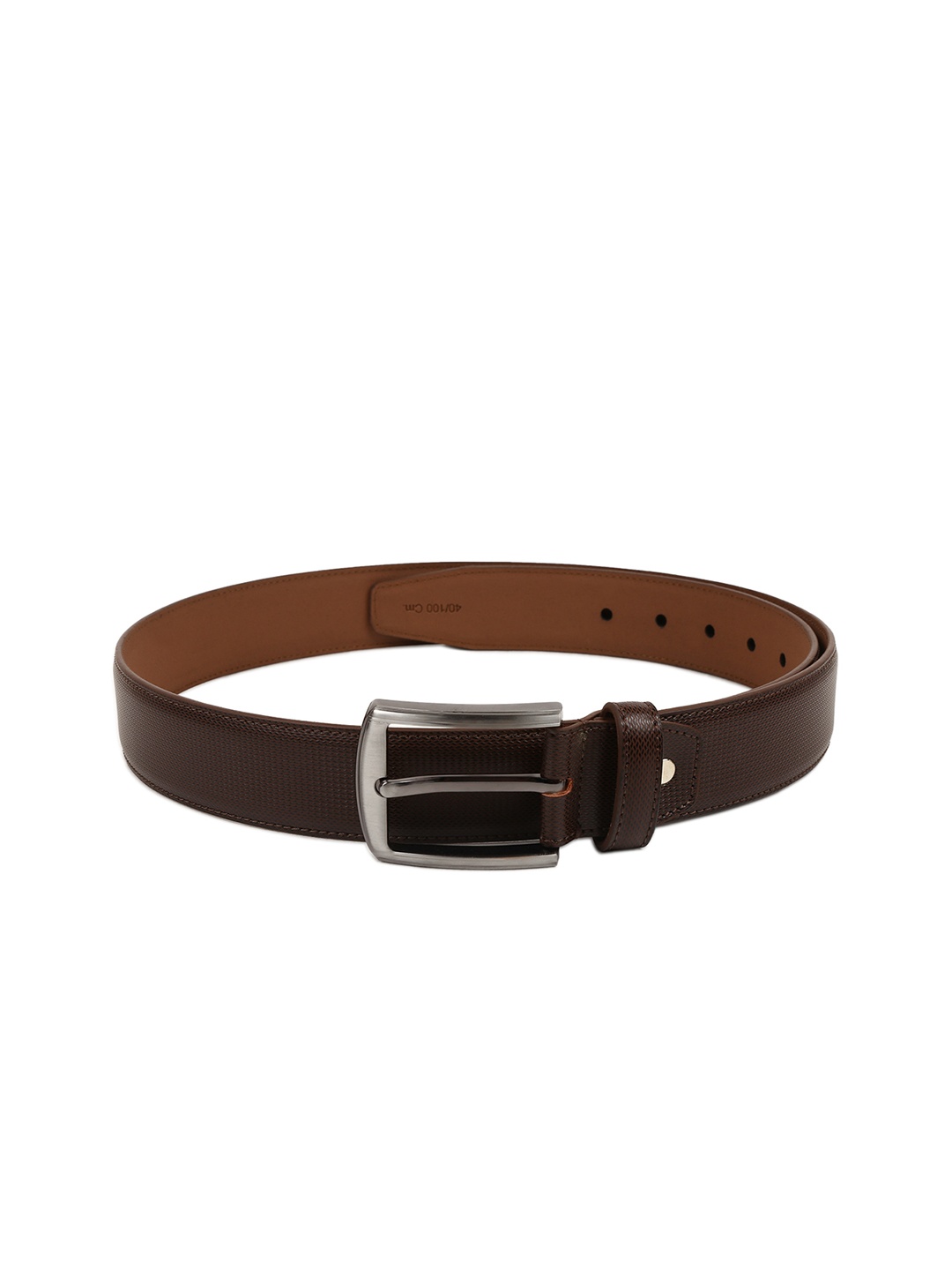 

Kara Men Brown Textured Belt