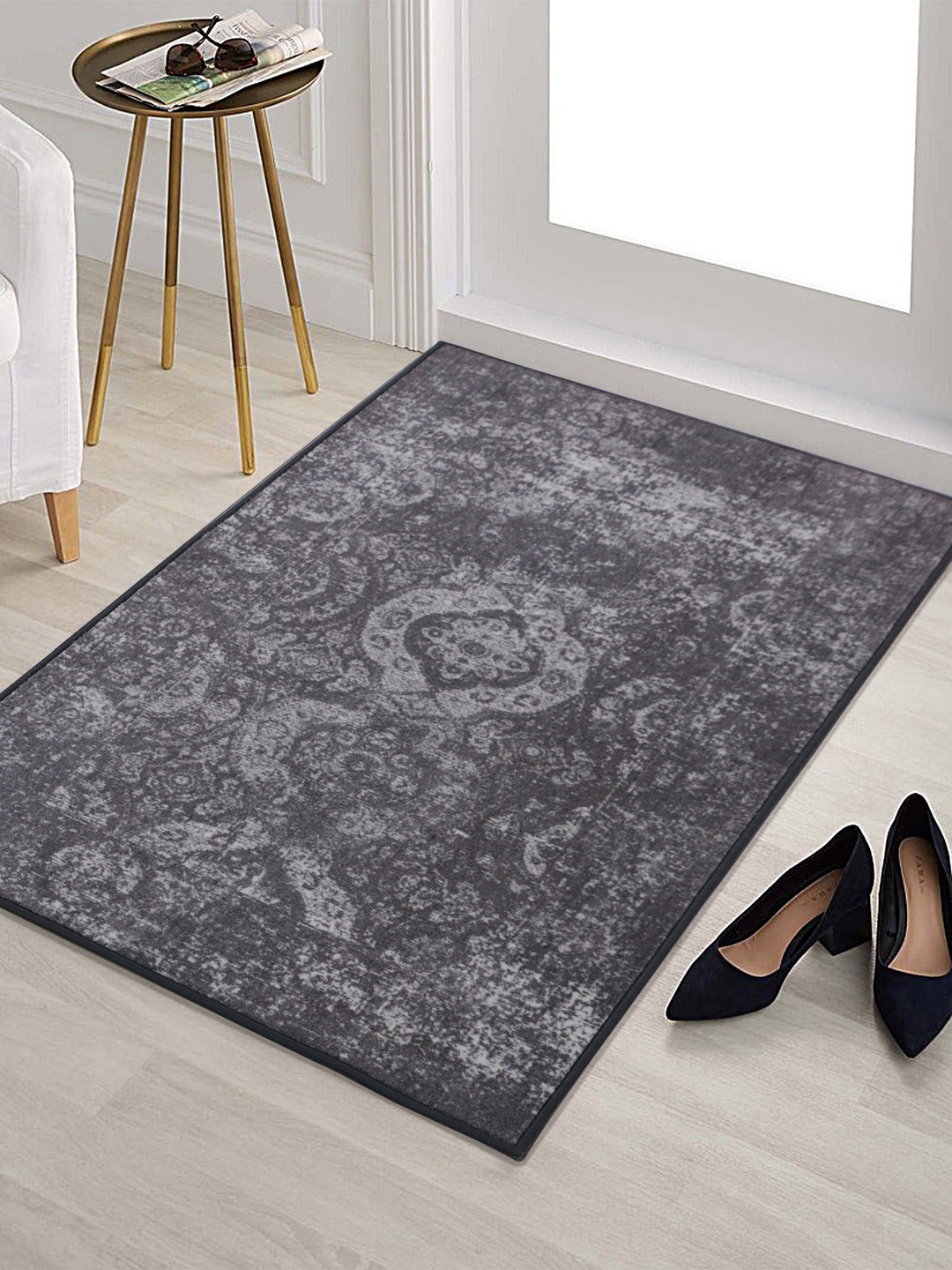

RUGSMITH Premium Grey Patterned No-Shred Carpet