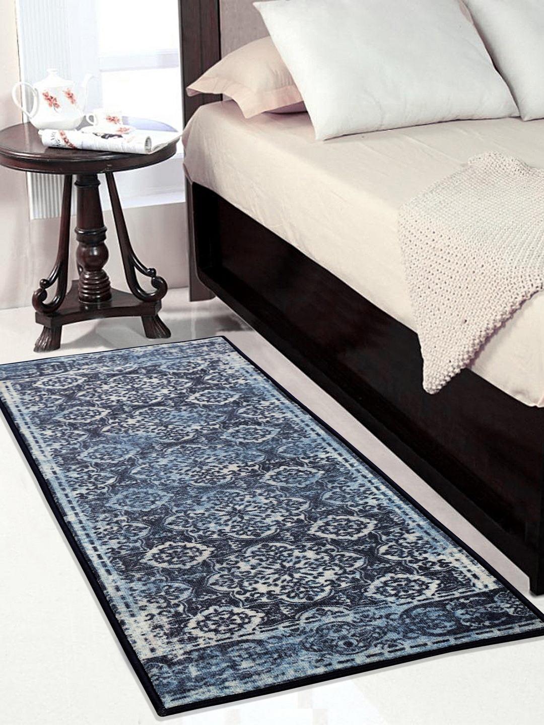 

RUGSMITH Premium Blue Patterned No-Shred Runner