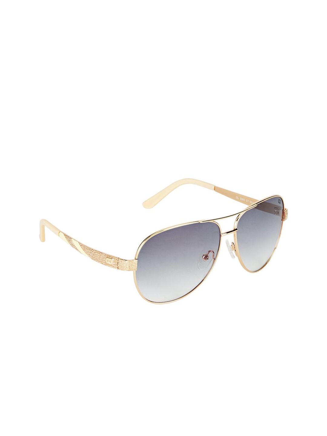 

GIO COLLECTION Women Aviator Sunglasses GL5065C07, Grey