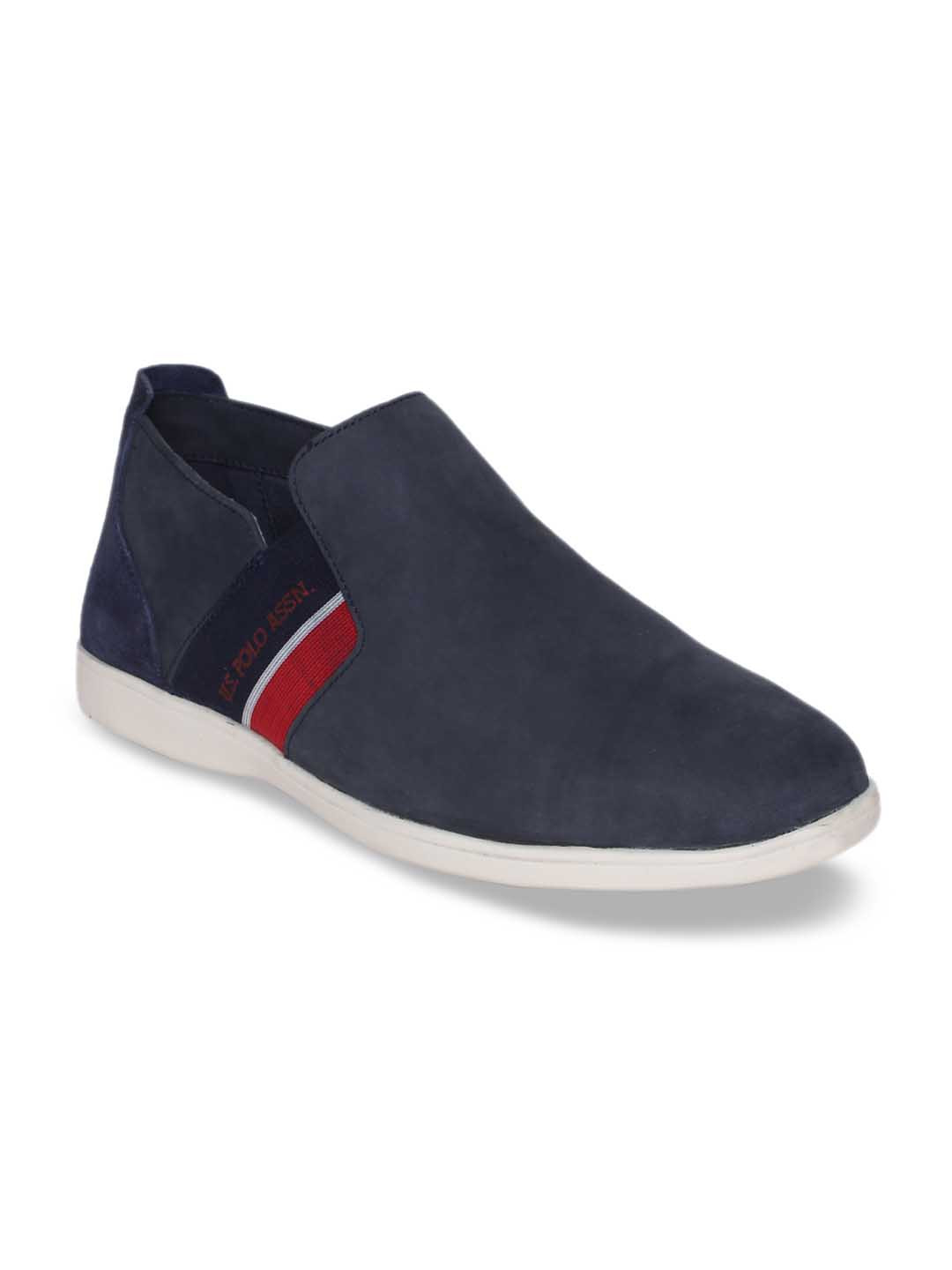 

U.S. Polo Assn. Men Navy Blue Slip-On Sneakers