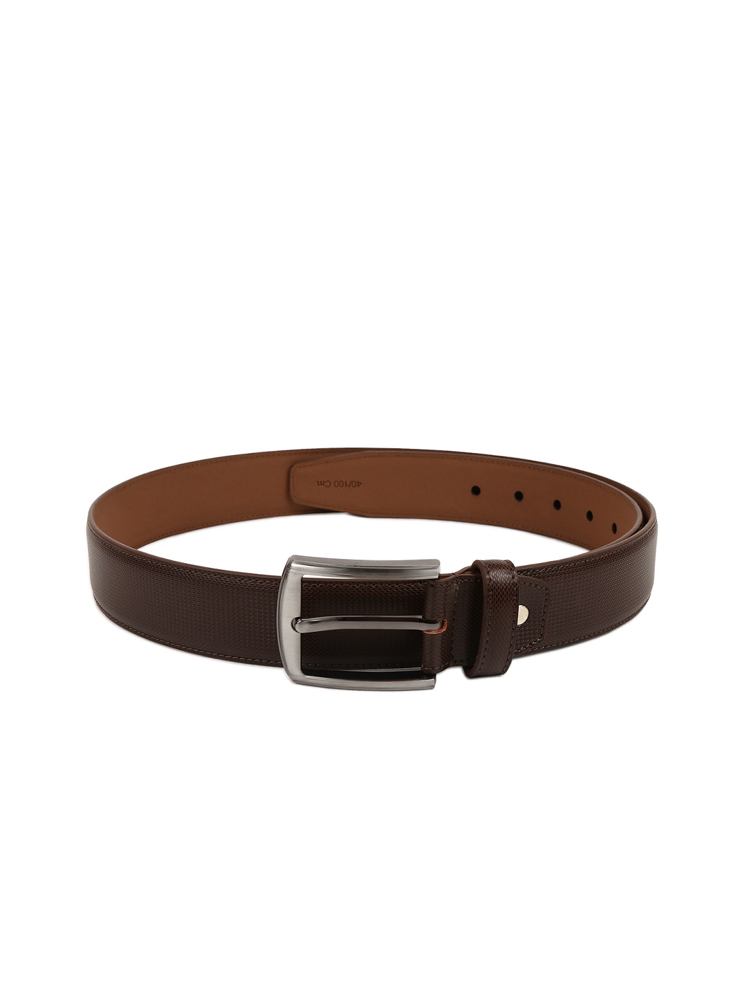 

Kara Men Brown Textured Belt