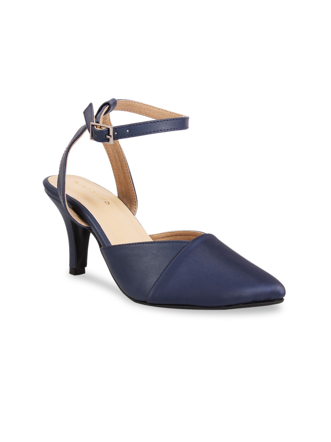 

GIORDANO Women Navy Blue Solid Pumps
