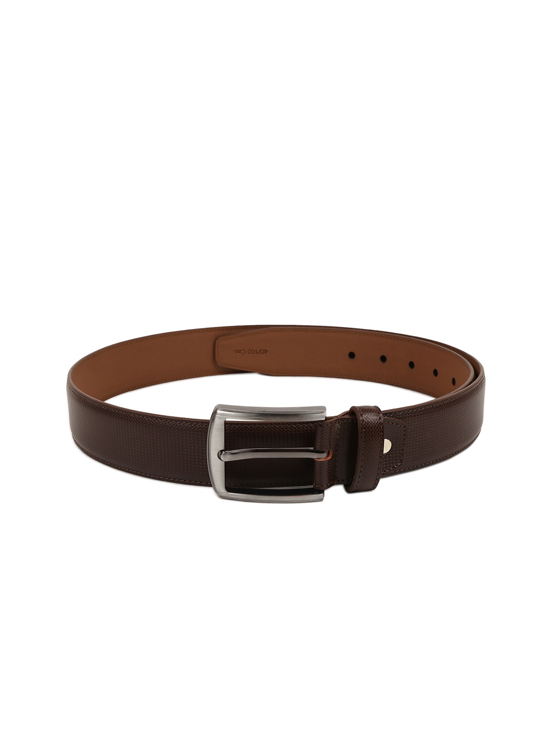 

Kara Men Brown Textured Belt