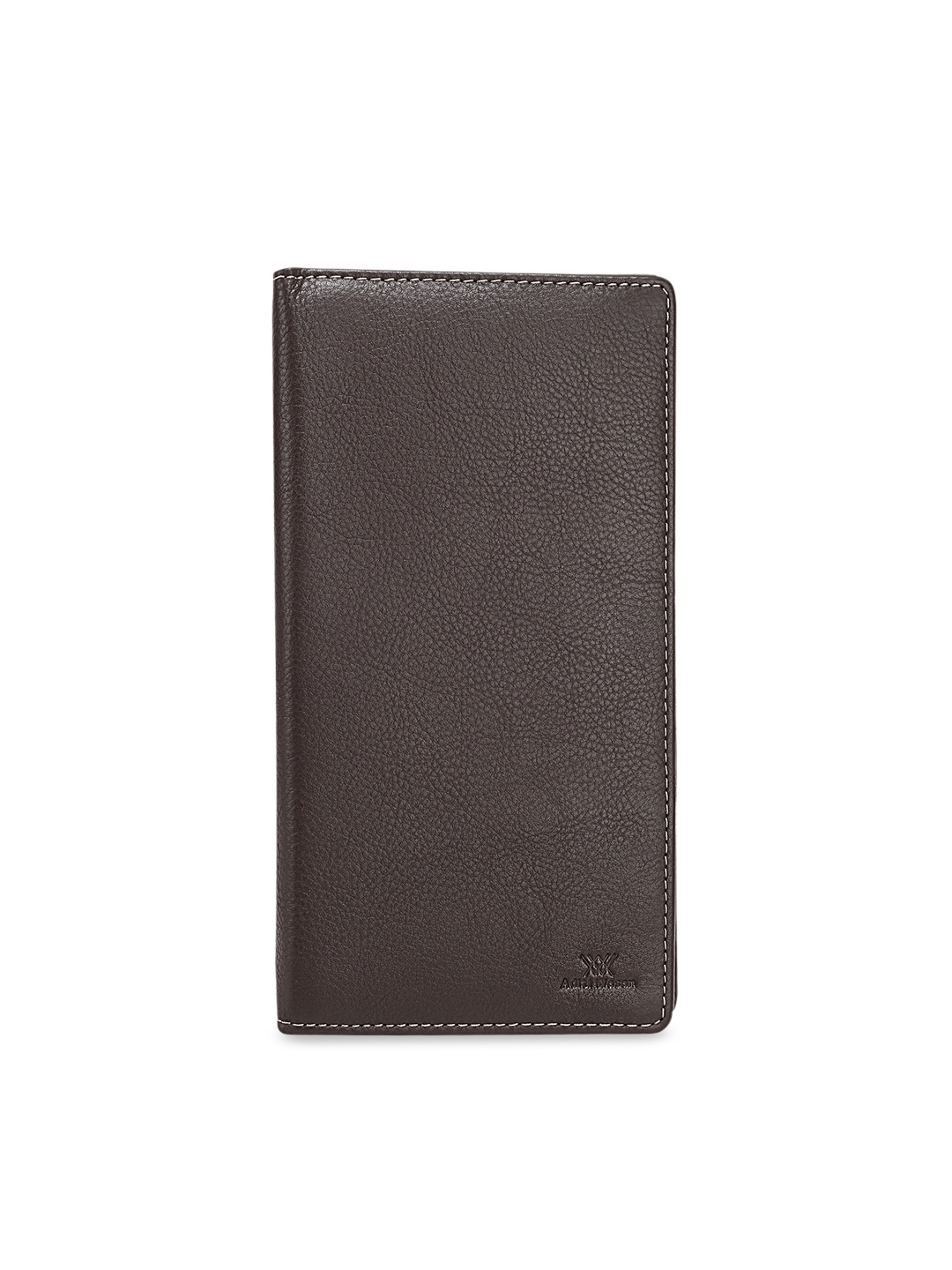 

Aditi Wasan Unisex Brown Leather Solid Passport Holder