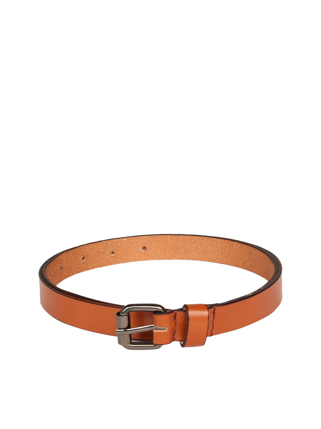 

Aditi Wasan Women Tan Brown Solid Genuine Leather Belt