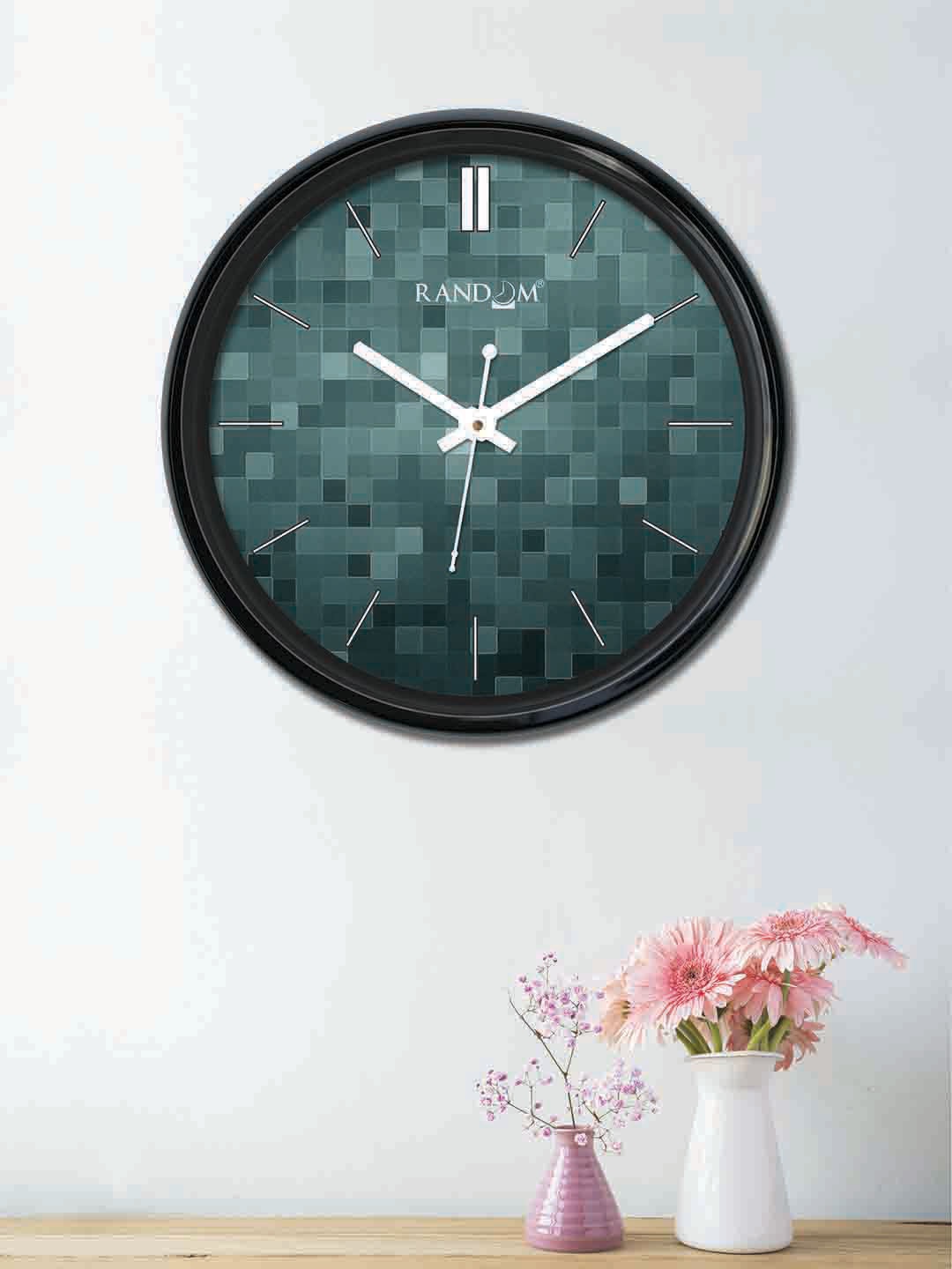 

RANDOM Sea Green Round Printed 30 cm Analogue Wall Clock