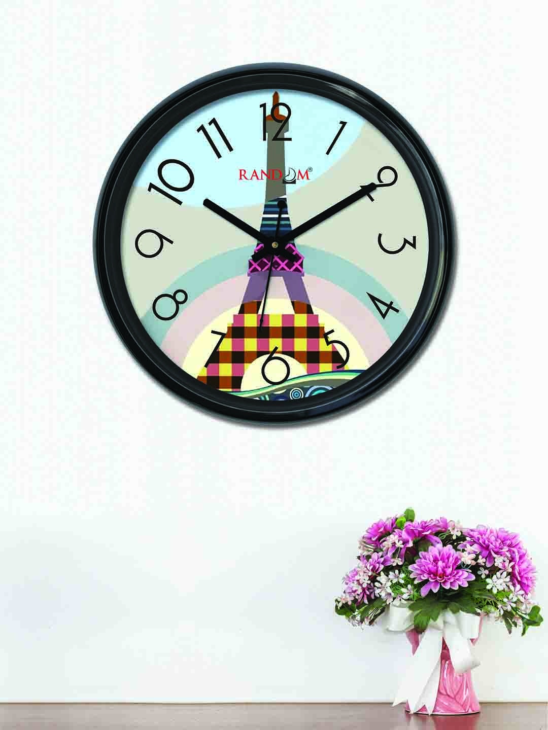 

RANDOM Black Round Printed 30 x 30 cm Analogue Wall Clock