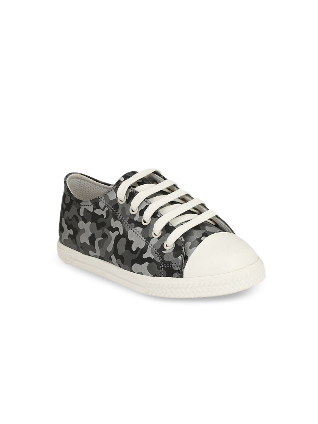 

TUSKEY Unisex Grey Genuine Leather Breathable Antiskid Sneakers