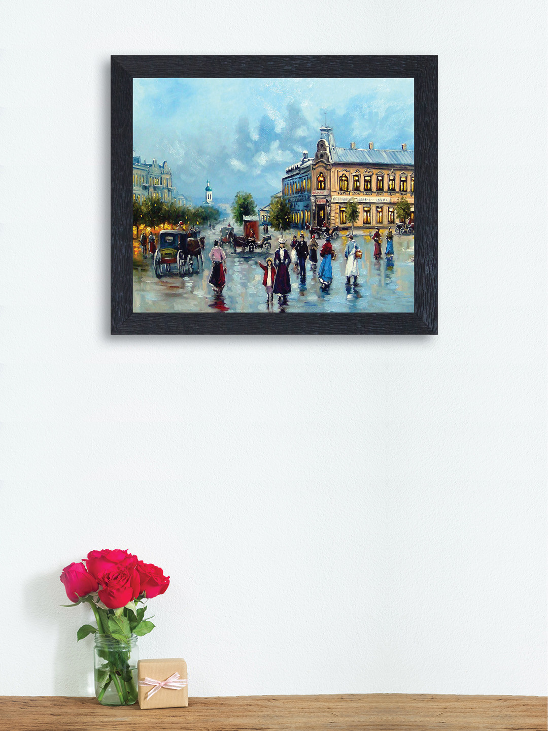 

nest ART Multicoloured Synthetic Wood Wall Art, Multi