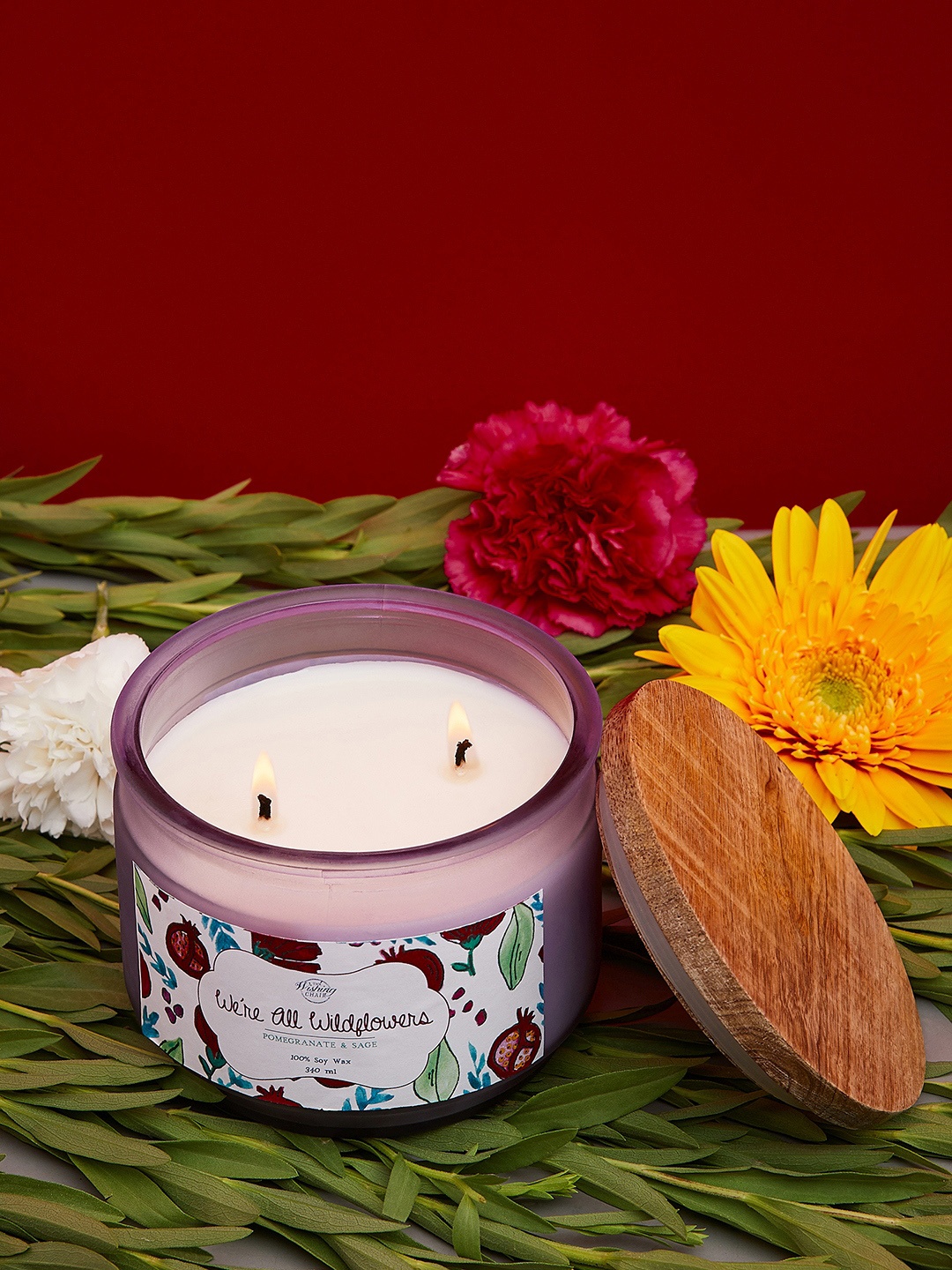

The Wishing Chair Purple Pomegranate & Sage Jar Candle