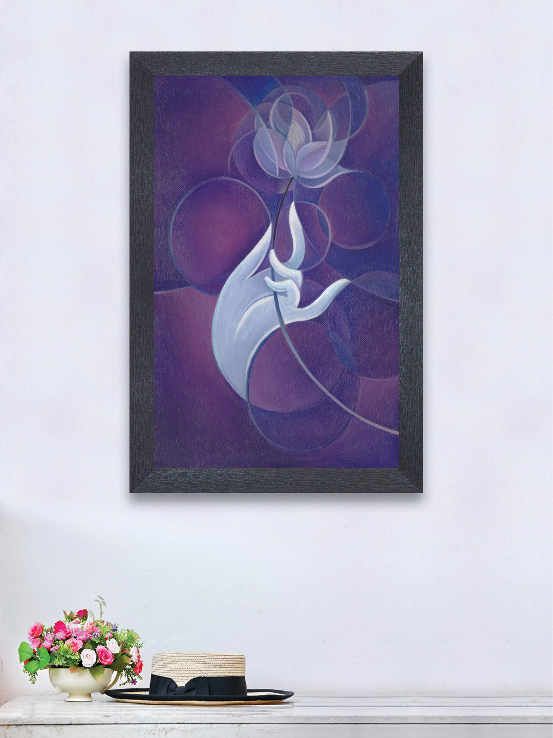 

nest ART Purple Synthetic Wood Wall Art