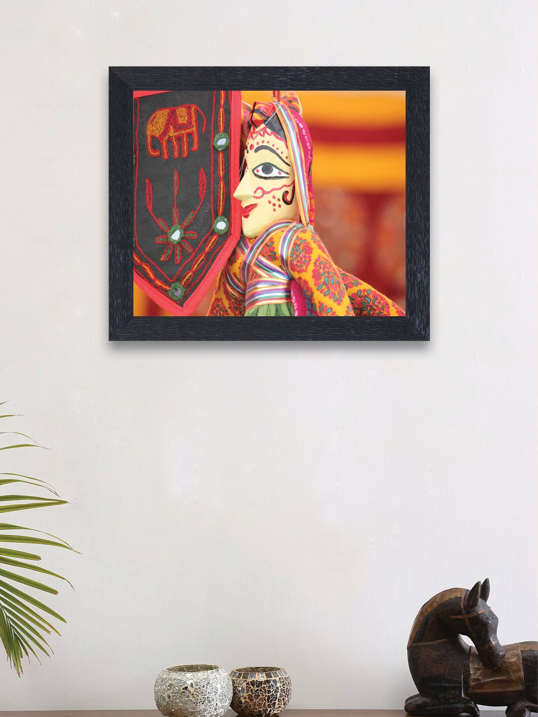 

nest ART Yellow & Red Synthetic Wood Wall Art