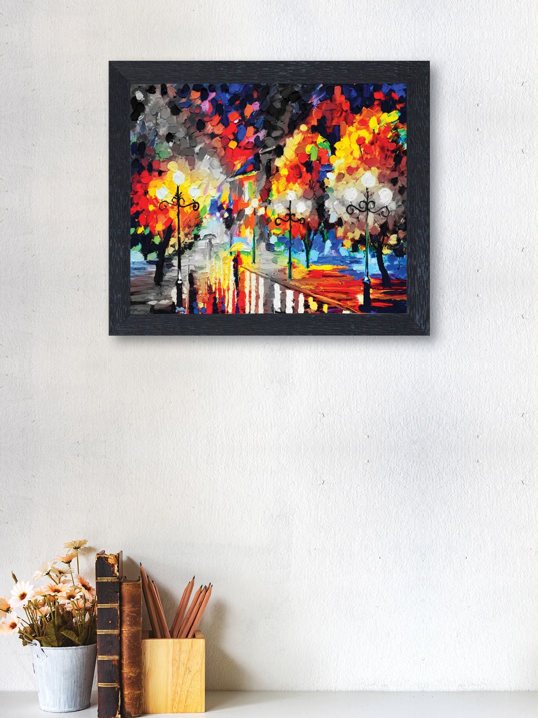 

nest ART Multicoloured Synthetic Wood Wall Art, Multi