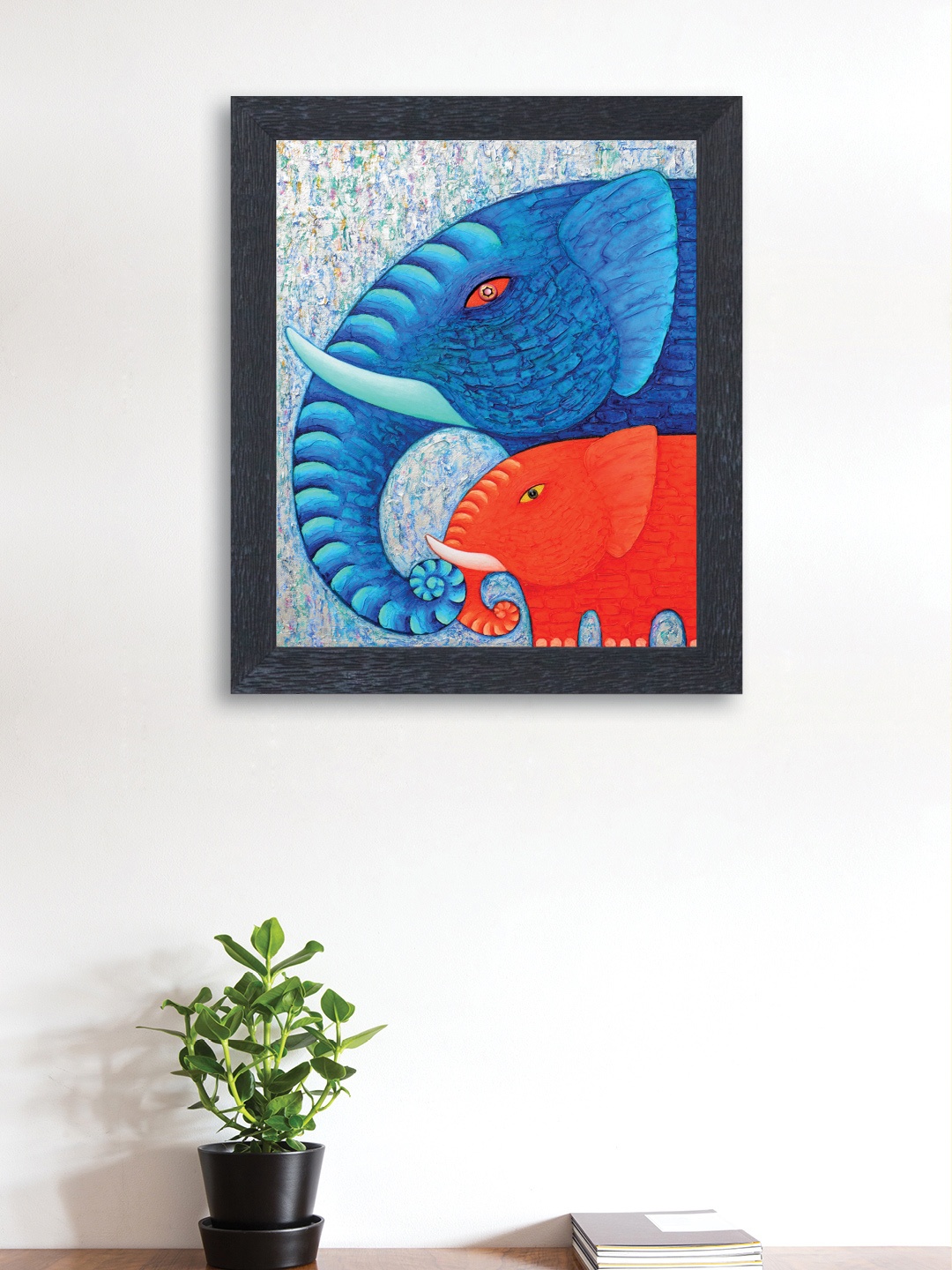 

nest ART Multicoloured Synthetic Wood Wall Art, Multi