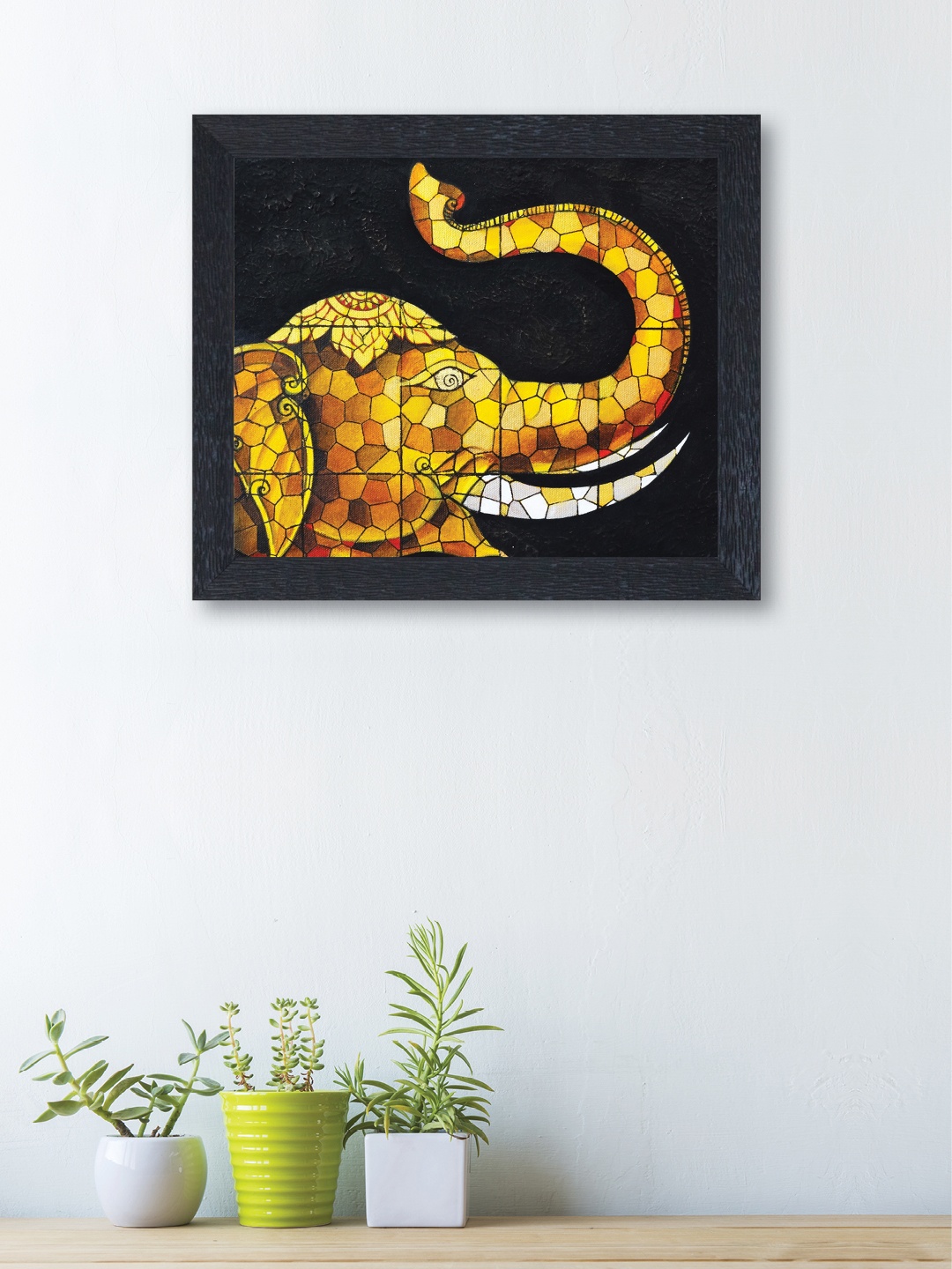 

nest ART Multicoloured Synthetic Wood Wall Art, Multi