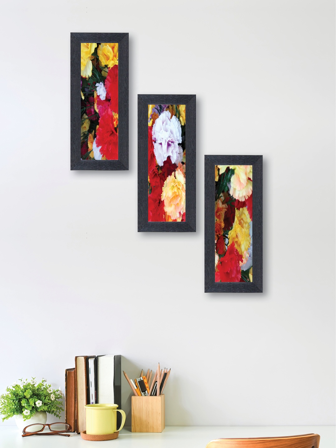 

nest ART Set of 3 Synthetic Wood Wall Art, Multi