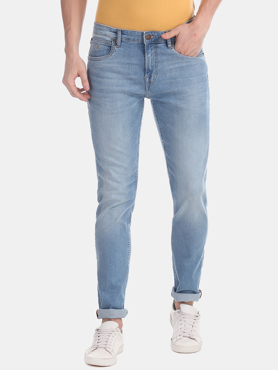 

Arrow Sport Men Blue Regular Fit Mid-Rise Clean Look Jeans